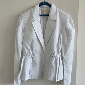 Ulla Johnson linen peplum jacket